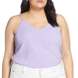 New Halogen Scallop Detail Camisole Size XL